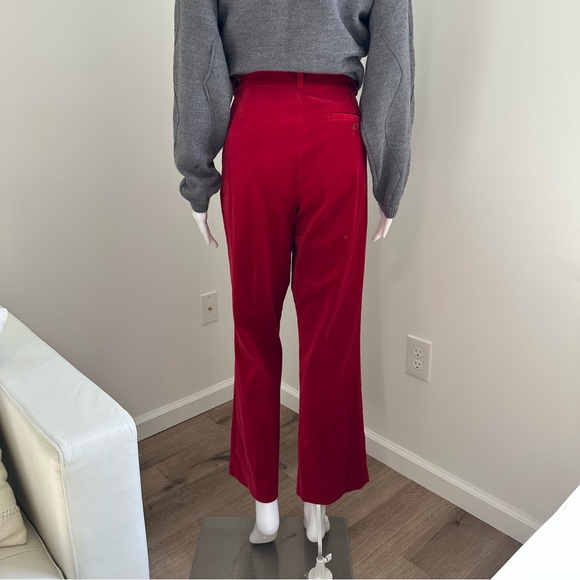 Lauren Ralph Lauren Red Velvet Pants (size 8P) - Picture 5 of 11